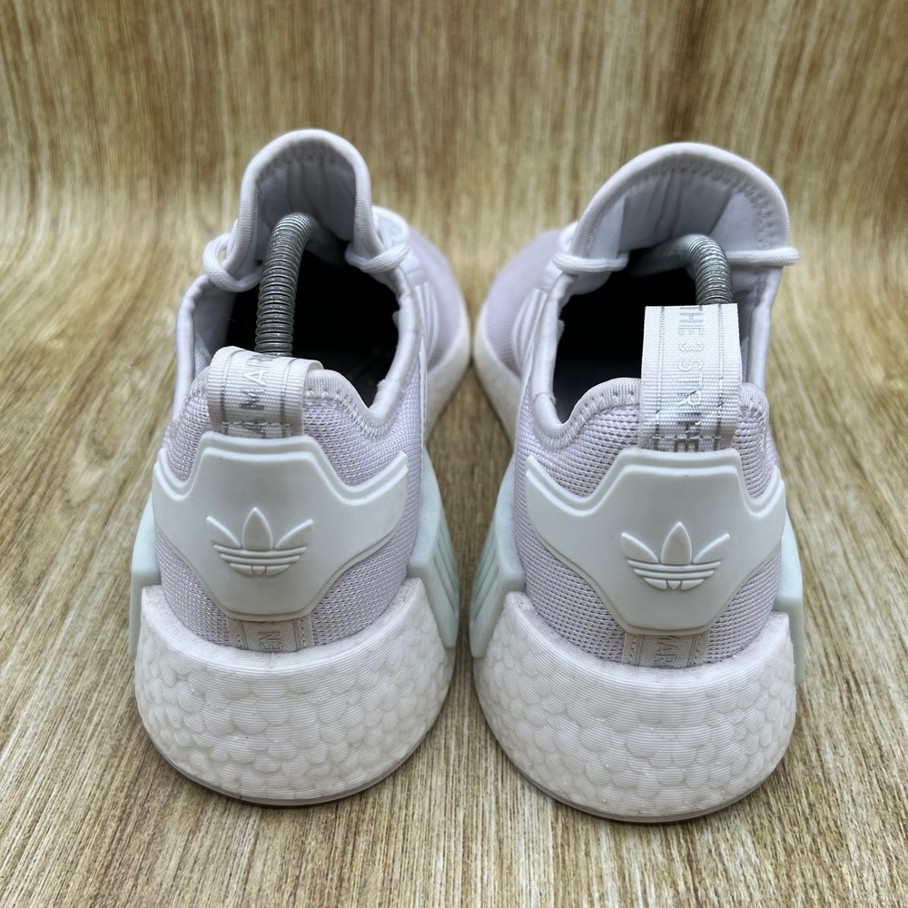 adidas NMD R1 Women's Size 9 White Shoes Boost Sneakers Athletic GX8313 - Picture 4 of 10